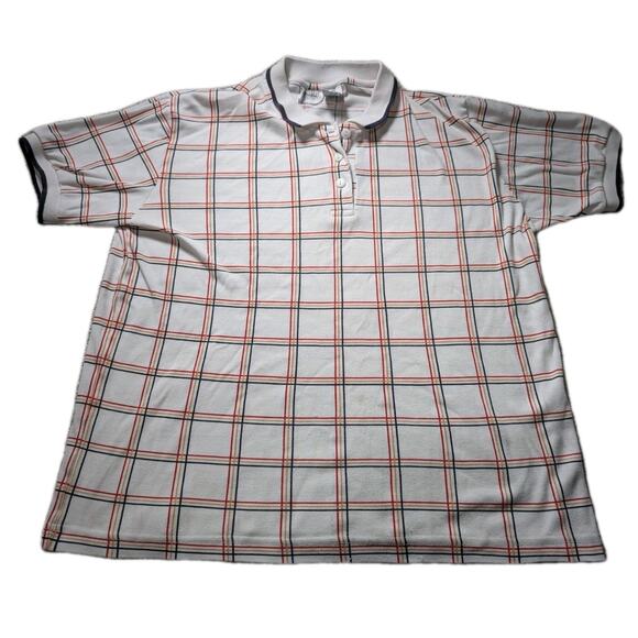 VTG Jason Maxwell 80s Women's Polo Shirt Multi Color Pastel Preppy Tennis M - Picture 1 of 4